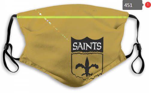 NFL New Orleans Saints #9 Dust mask with filter->nfl dust mask->Sports Accessory